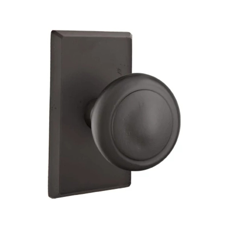 Emtek Butte Knob with Style 3 Rosette