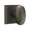 Emtek Egg Bronze Knob with Style 6 Rosette