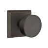 Emtek Round Bronze Knob with Style 6 Rosette