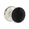 Emtek Ebony Knob with Watford Rosette