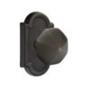 Emtek Bronze Octagon Knob with Style 11 Rosette