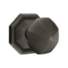 Emtek Bronze Octagon Knob with Style 15 Rosette