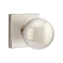 Emtek Orb Knob with Square Rosette