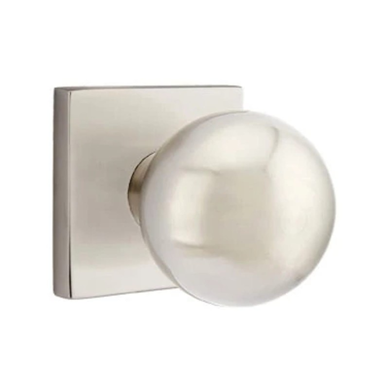 Emtek Orb Knob with Square Rosette