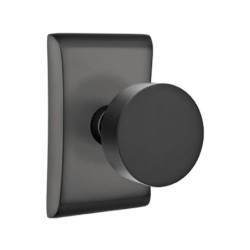 Emtek Round Knob with Neos Rosette