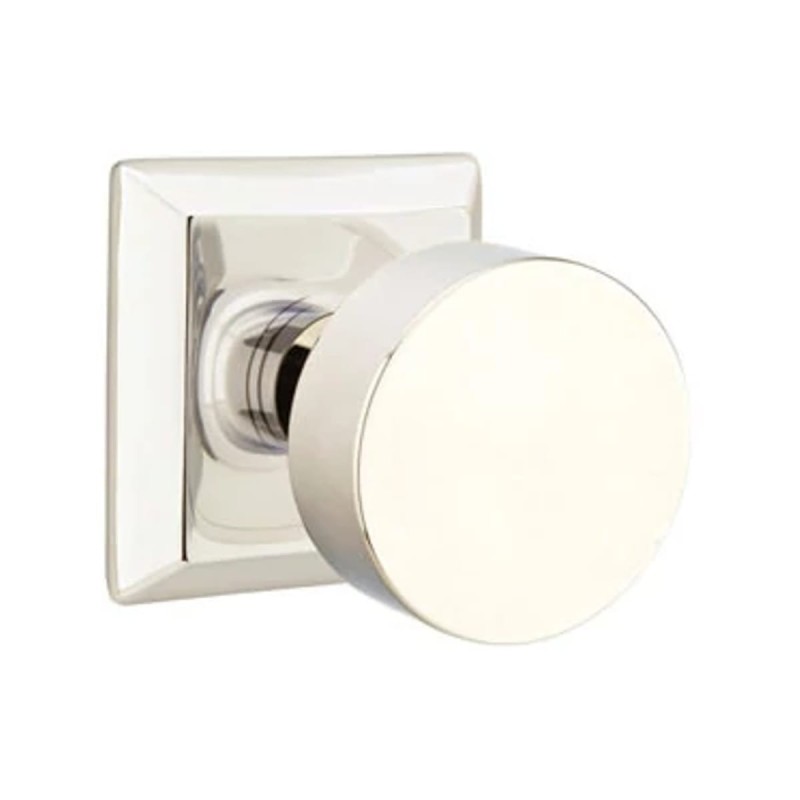 Emtek Round Knob with Quincy Rosette