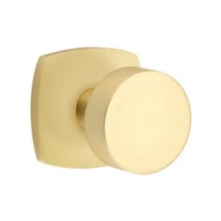 Emtek Round Knob with Urban Modern Rosette