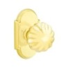 Emtek Melon Knob with Style 8 Rosette