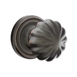 Emtek Melon Knob with Regular Rosette