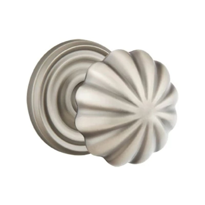 Emtek Melon Knob with Regular Rosette