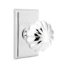 Emtek Melon Knob with Rectangular Rosette