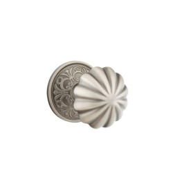 Emtek Melon Knob with Lancaster Rosette
