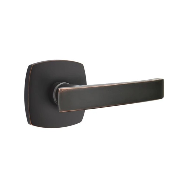 Emtek Geneva Lever with Urban Modern Rosette