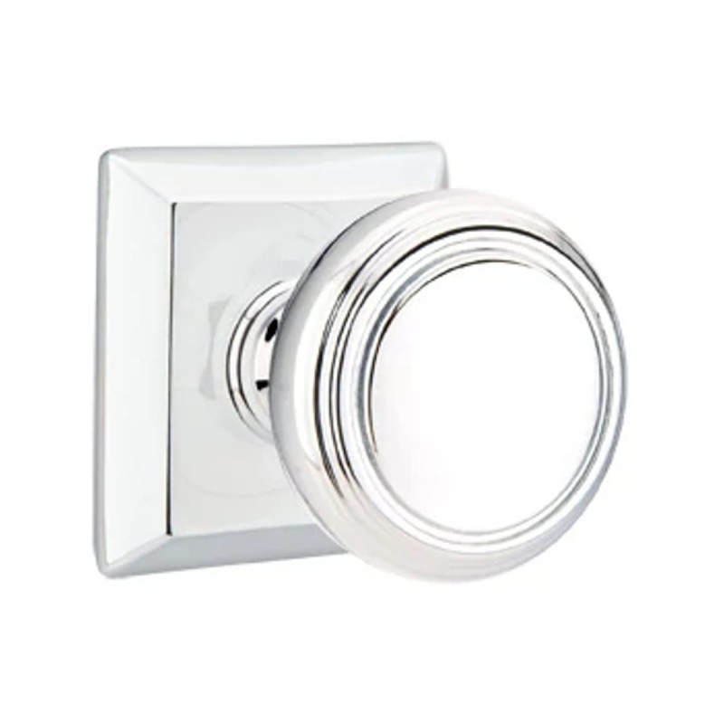 Emtek Norwich Knob with Quincy Rosette