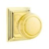 Emtek Norwich Knob with Wilshire Rosette