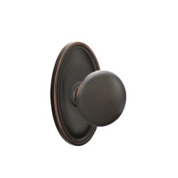 Emtek Providence Knob with Oval Rosette