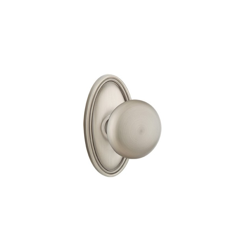 Emtek Providence Knob with Oval Rosette