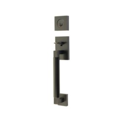 Emtek Hercules Smooth Sectional Entry Handleset