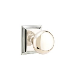 Emtek Providence Knob with Wilshire Rosette