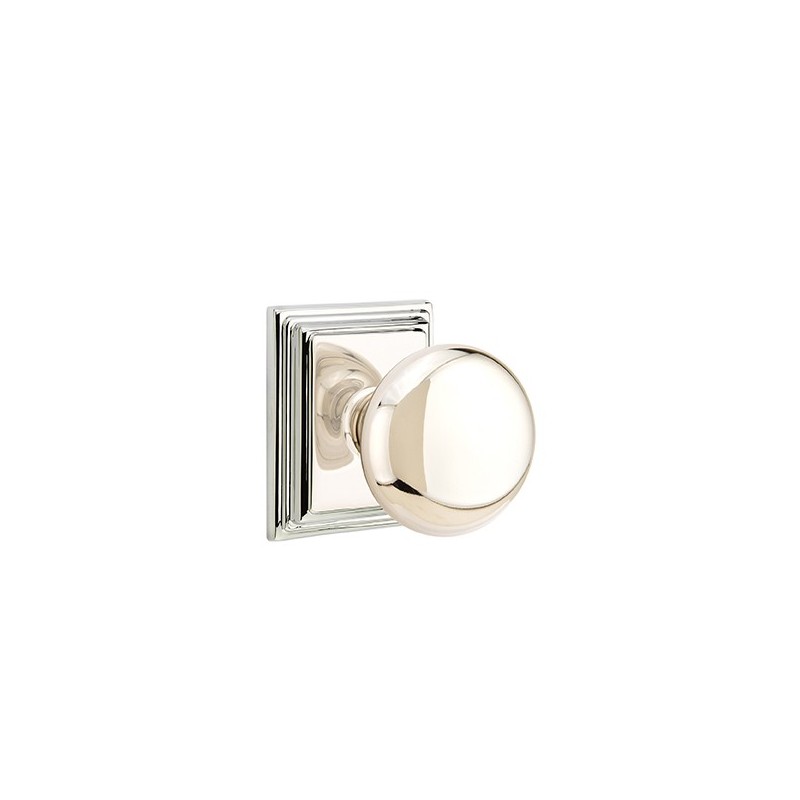 Emtek Providence Knob with Wilshire Rosette