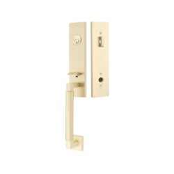 Emtek Hercules Smooth Monolithic Entry Handleset