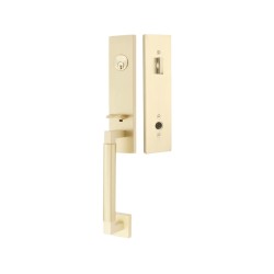 Emtek Hercules Smooth Monolithic Entry Handleset