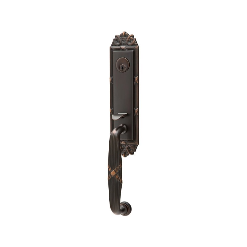 Emtek Ribbon and Reed Entry Handleset