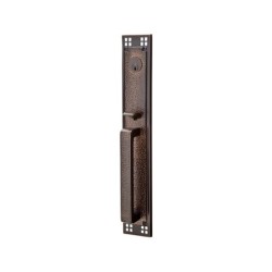 Emtek Arts and Crafts Full Length Entry Handleset