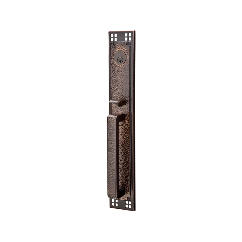 Emtek Arts and Crafts Full Length Entry Handleset