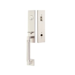 Emtek Hercules Knurled Monolithic Entry Handleset