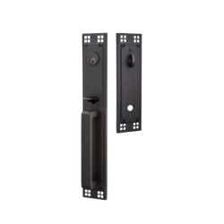 Emtek Arts and Crafts Full Length Entry Handleset