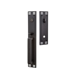 Emtek Arts and Crafts Full Length Entry Handleset