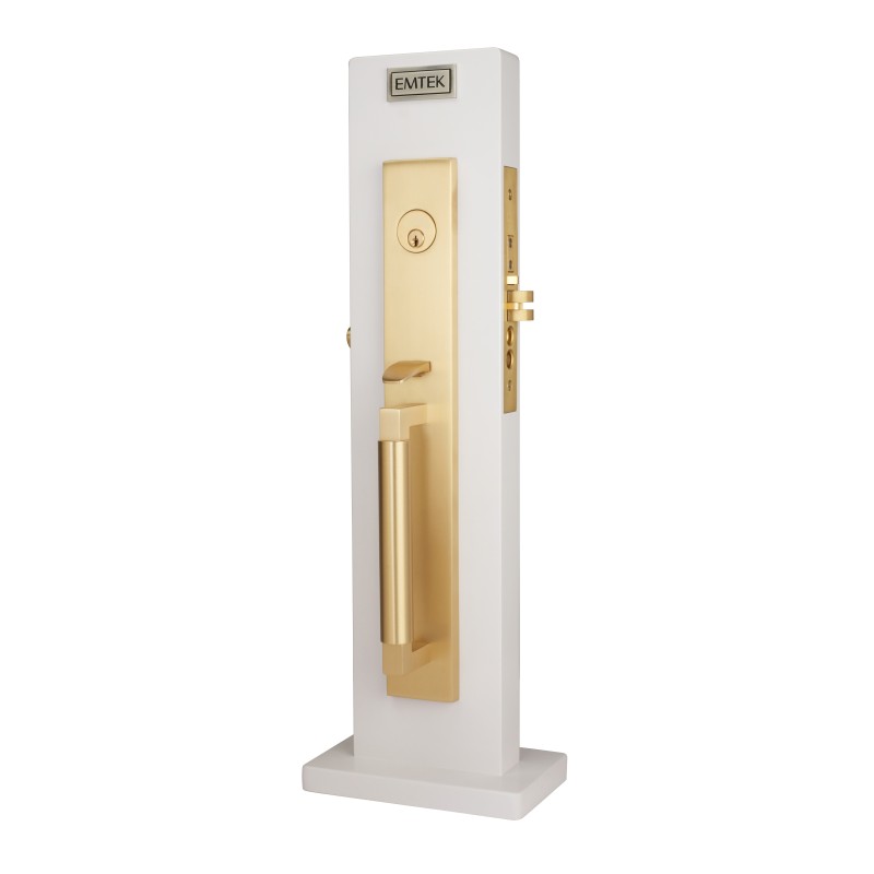 Emtek Hercules Smooth Full Length Mortise Entry Lock Set