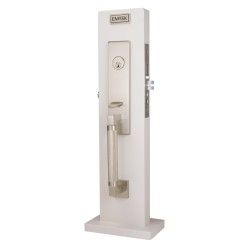 Emtek Hercules Knurled Monolithic Mortise Entry Lock Set