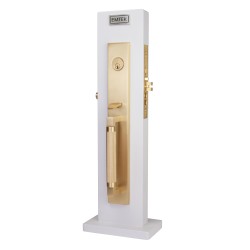 Emtek Hercules Knurled Full Length Mortise Entry Lock Set