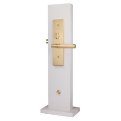 Emtek Hercules Knurled Full Length Mortise Entry Lock Set