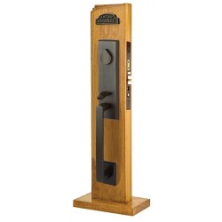 Emtek Rustic Modern Rectangular Mortise Entry Lock Set