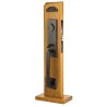 Emtek Rustic Modern Rectangular Mortise Entry Lock Set