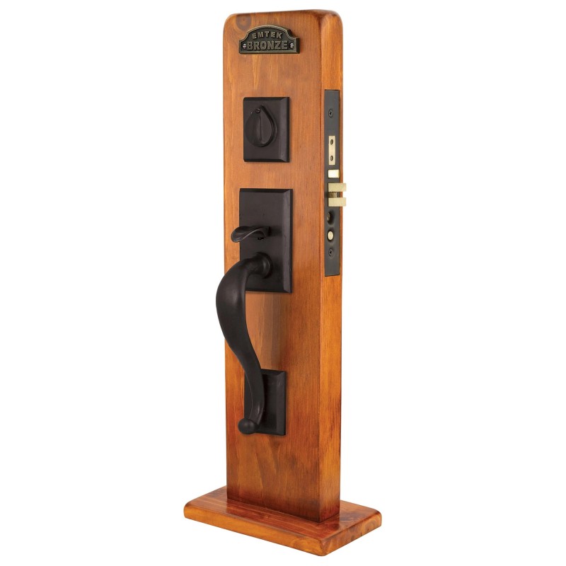 Emtek Rectangular Sectional Mortise Entry Lock Set