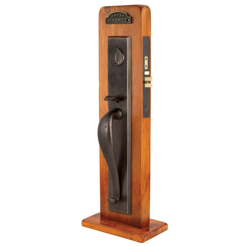 Emtek Rectangular Full Length Mortise Entry Lock Set