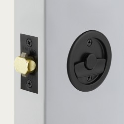 Emtek Round Pocket Door Tubular Handle