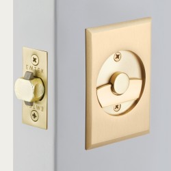 Emtek Rectangular Pocket Door Tubular Handle