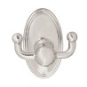 Emtek Traditional Brass Double Hook with Rosette