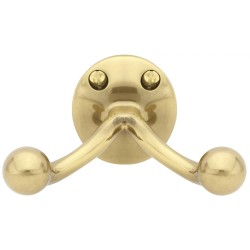 Emtek Brass Double Hooko
