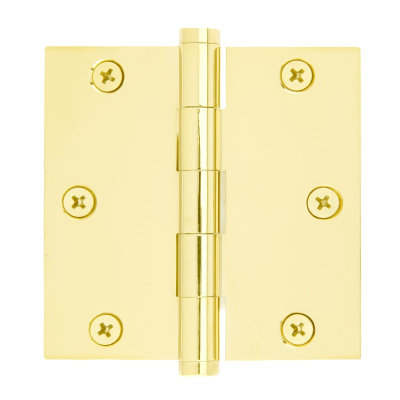 Emtek 96213 Heavy Duty 3-1/2" x 3-1/2" Square Corner Solid Brass Hinge