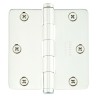 Emtek 96223 Heavy Duty 3-1/2" x 3-1/2" with 1/4"-Radius Corners Solid Brass Hinge