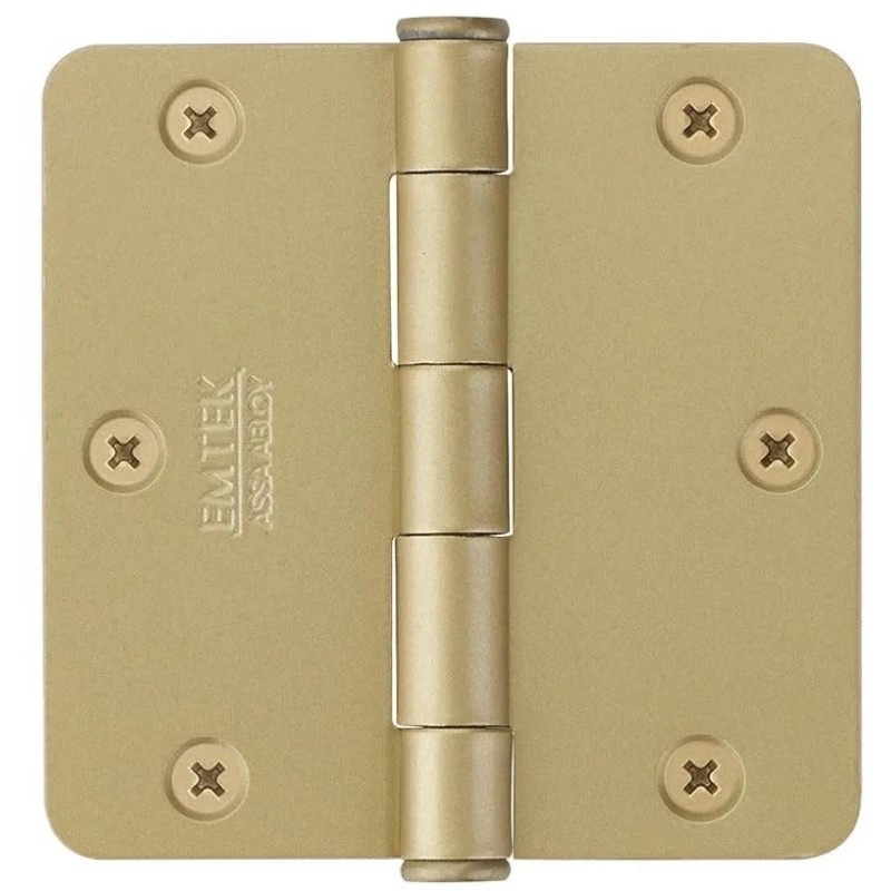 Emtek 91023 Residential Duty 3-1/2" x 3-1/2" with 1/4"-Radius Corners Steel Hinge