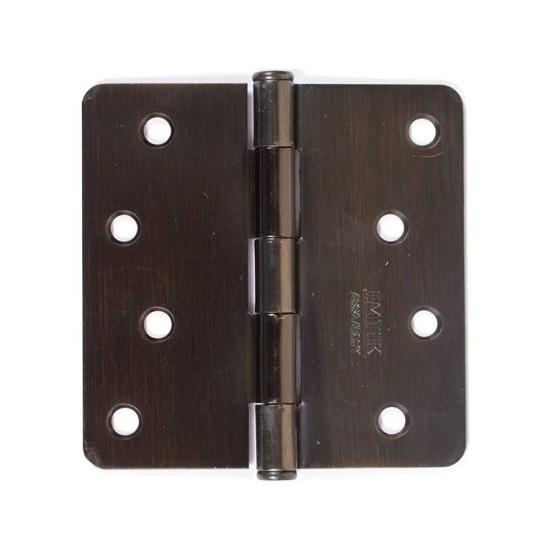 Emtek 91024 Residential Duty 4" x 4" with 1/4"-Radius Corners Steel Hinge