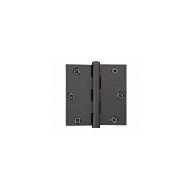 Emtek 92013 Heavy Duty 3-1/2" x 3-1/2" Square Corner Steel Hinge