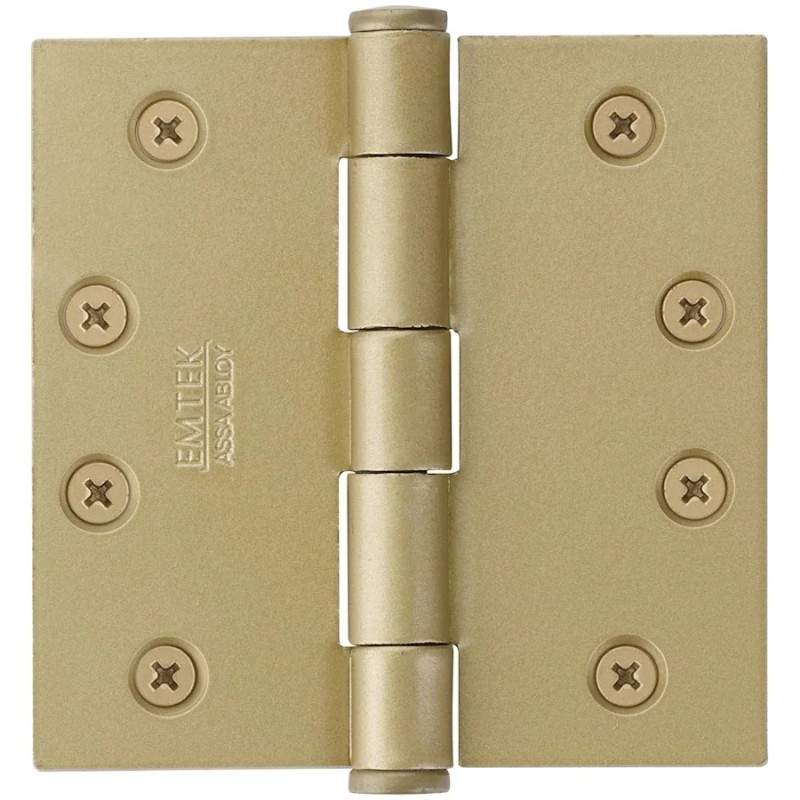 Emtek 92015 Heavy Duty 4-1/2" x 4-1/2" Square Corner Steel Hinge